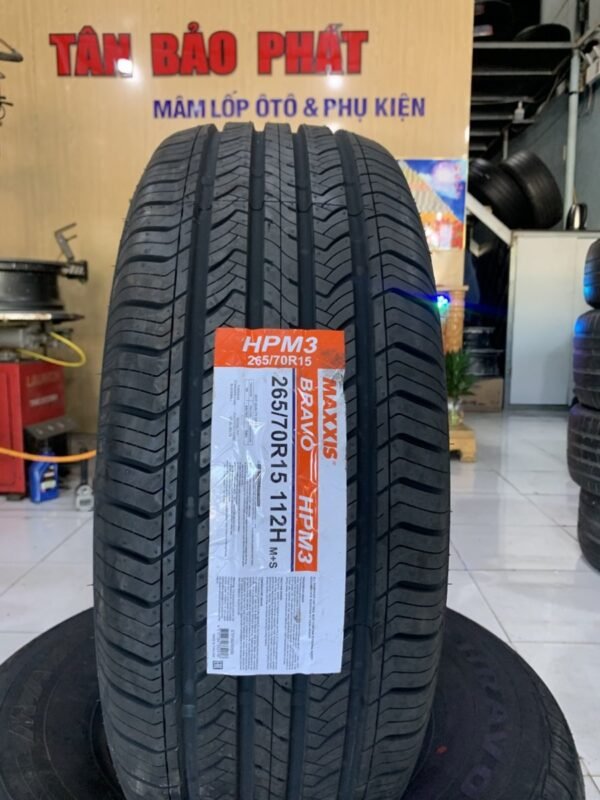 Lốp Maxxis 265/70R15 112H HP-M3 mặt đứng Lốp Maxxis 265/70R15 112H HP-M3 Chính Hãng